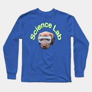 Science Lab Brown Labrador Puppy Dog Long Sleeve T-Shirt